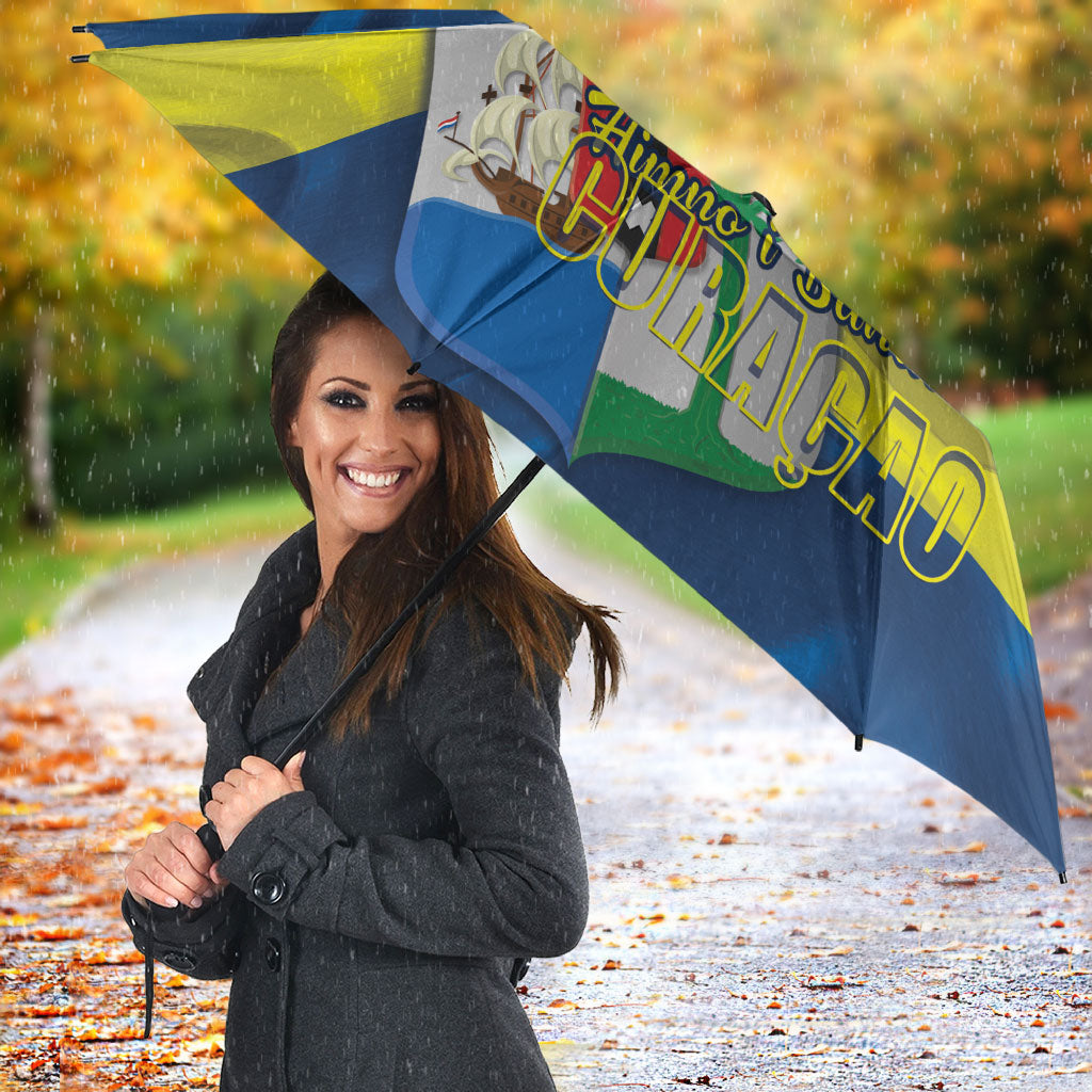 Curacao Flag Day Umbrella Felis Dia di Himno i Bandera