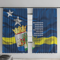 Curacao Flag Day Window Curtain Felis Dia di Himno i Bandera