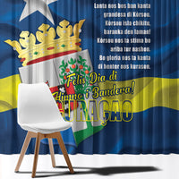 Curacao Flag Day Window Curtain Felis Dia di Himno i Bandera