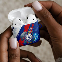 Cape Verde Independence Day AirPods Case 51st Anniversary Manatee Coat Of Arms