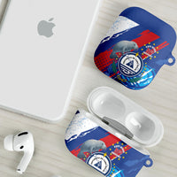 Cape Verde Independence Day AirPods Case 51st Anniversary Manatee Coat Of Arms