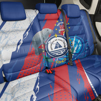 Cape Verde Independence Day Back Car Seat Cover 51st Anniversary Manatee Coat Of Arms
