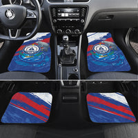 Personalized Cape Verde Independence Day Car Mats 51st Anniversary Manatee Coat Of Arms
