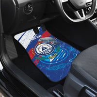 Personalized Cape Verde Independence Day Car Mats 51st Anniversary Manatee Coat Of Arms