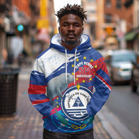 Personalized Cape Verde Independence Day Hoodie 51st Anniversary Manatee Coat Of Arms