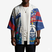 Personalized Cape Verde Independence Day Kimono 51st Anniversary Manatee Coat Of Arms