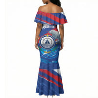 Personalized Cape Verde Independence Day Mermaid Dress 51st Anniversary Manatee Coat Of Arms