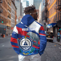 Personalized Cape Verde Independence Day Zip Hoodie 51st Anniversary Manatee Coat Of Arms