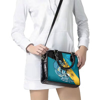 Personalized Bahamas Independence Day Shoulder Handbag Happy 10 July Blue Marlin Coat Of Arms