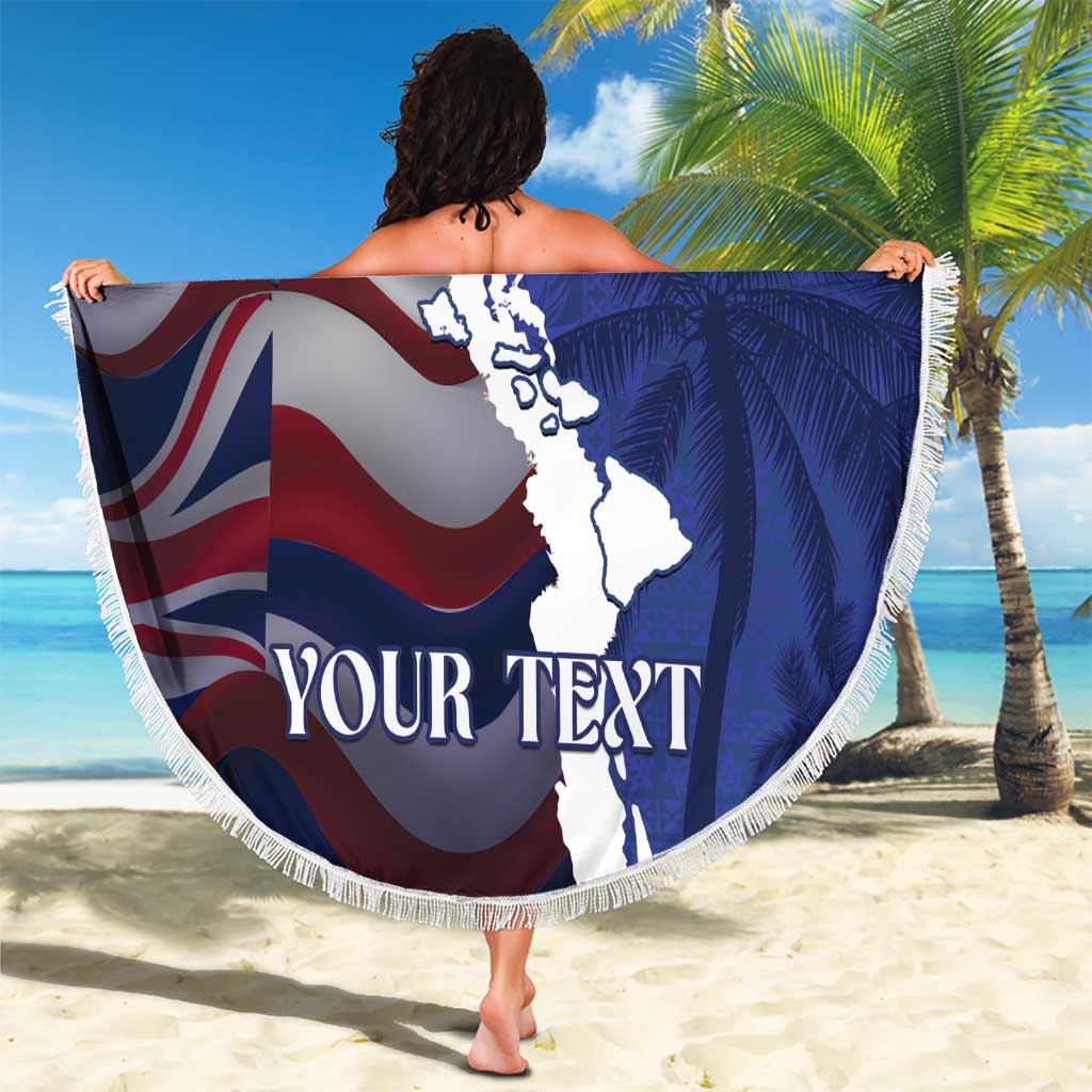 Personalized Hawaii Statehood Day Beach Blanket 66th Anniversary - Wonder Print Shop