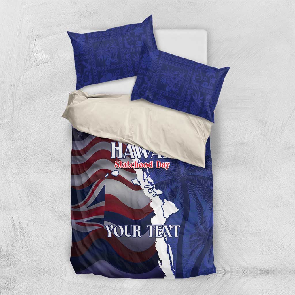 Personalized Hawaii Statehood Day Bedding Set 66th Anniversary - Wonder Print Shop