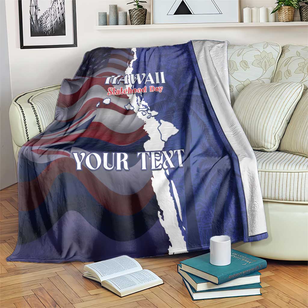 Personalized Hawaii Statehood Day Blanket 66th Anniversary - Wonder Print Shop