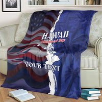 Personalized Hawaii Statehood Day Blanket 66th Anniversary - Wonder Print Shop