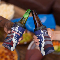 Personalized Hawaii Statehood Day 4 in 1 Can Cooler Tumbler 66th Anniversary - Wonder Print Shop