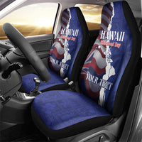 Personalized Hawaii Statehood Day Car Seat Cover 66th Anniversary - Wonder Print Shop