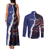 Personalized Hawaii Statehood Day Couples Matching Tank Maxi Dress and Long Sleeve Button Shirt 66th Anniversary - Wonder Print Shop