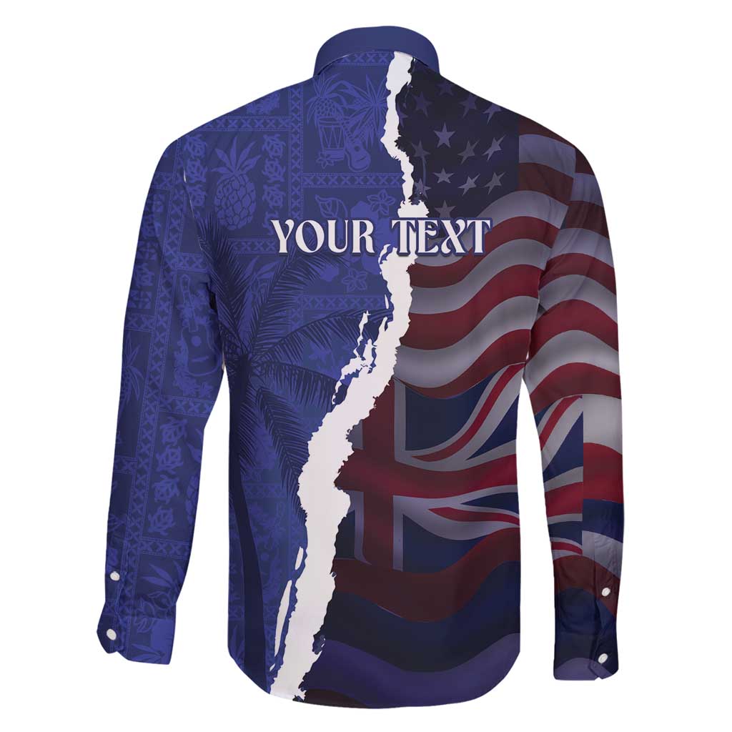 Personalized Hawaii Statehood Day Family Matching Long Sleeve Bodycon Dress and Hawaiian Shirt 66th Anniversary - Wonder Print Shop