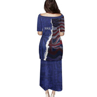 Personalized Hawaii Statehood Day Family Matching Puletasi and Hawaiian Shirt 66th Anniversary - Wonder Print Shop