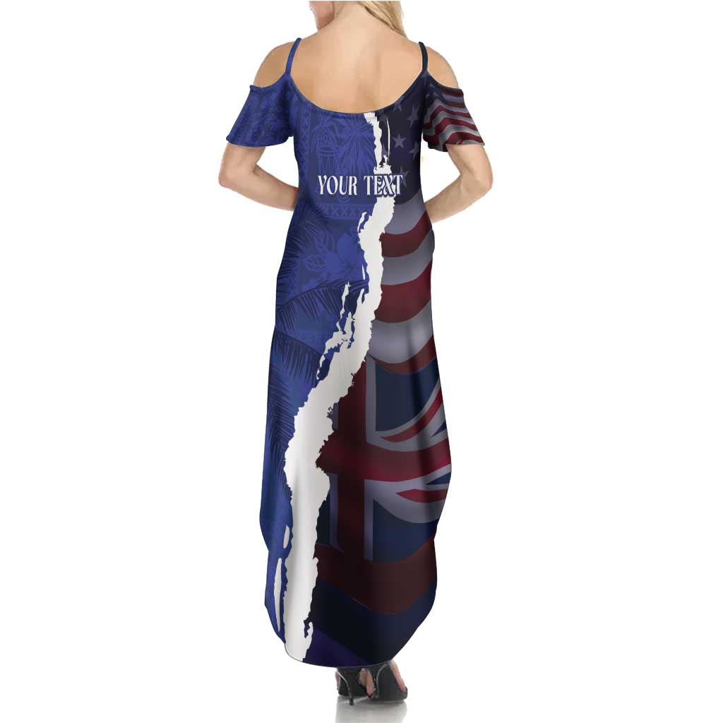 Personalized Hawaii Statehood Day Family Matching Summer Maxi Dress and Hawaiian Shirt 66th Anniversary - Wonder Print Shop