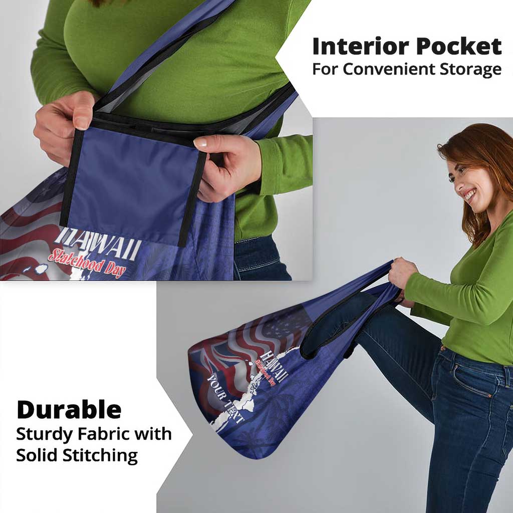 Personalized Hawaii Statehood Day Grocery Bag 66th Anniversary - Wonder Print Shop