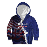 Personalized Hawaii Statehood Day Kid Hoodie 66th Anniversary - Wonder Print Shop
