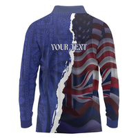 Personalized Hawaii Statehood Day Long Sleeve Polo Shirt 66th Anniversary - Wonder Print Shop