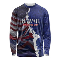 Personalized Hawaii Statehood Day Long Sleeve Shirt 66th Anniversary - Wonder Print Shop