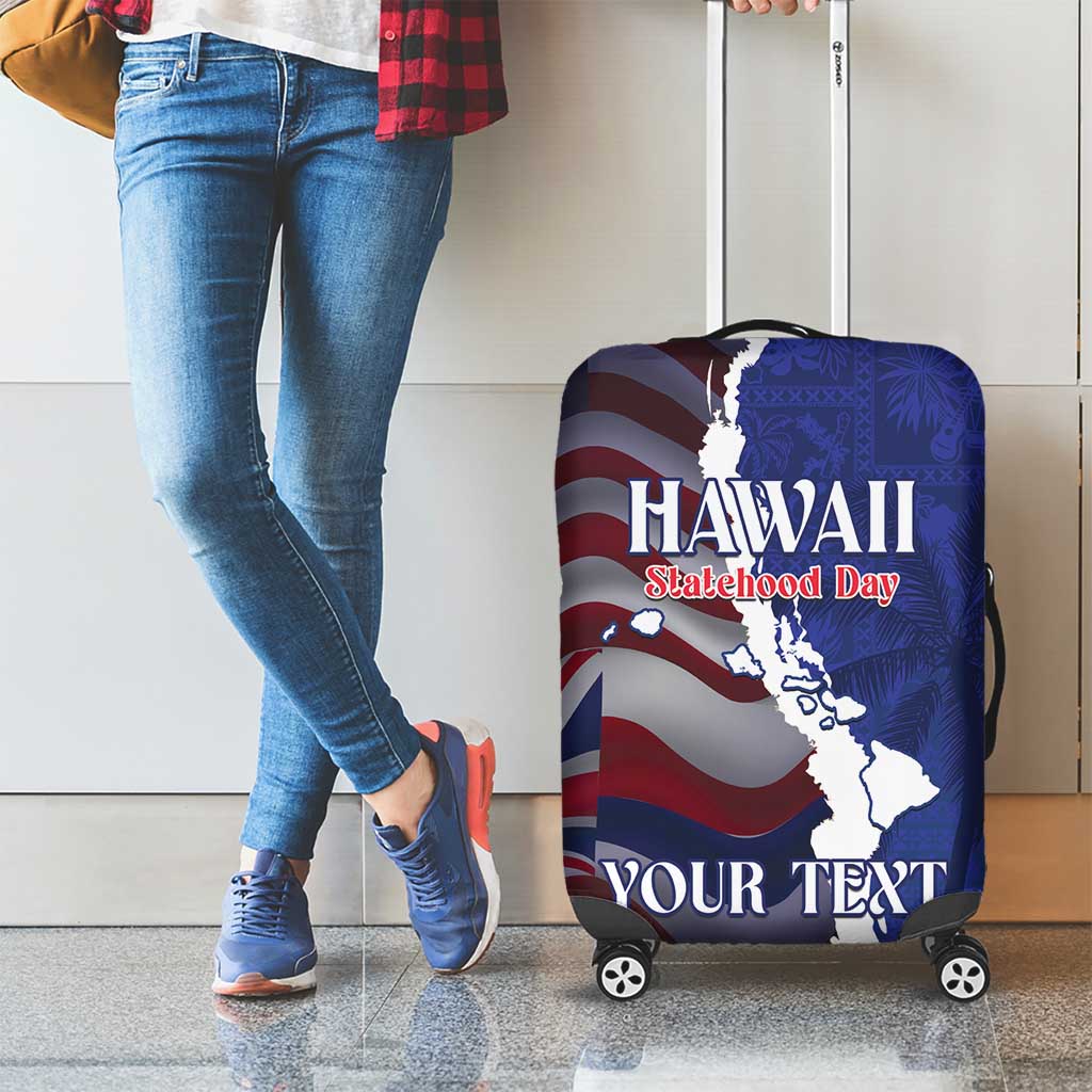 Personalized Hawaii Statehood Day Luggage Cover 66th Anniversary - Wonder Print Shop