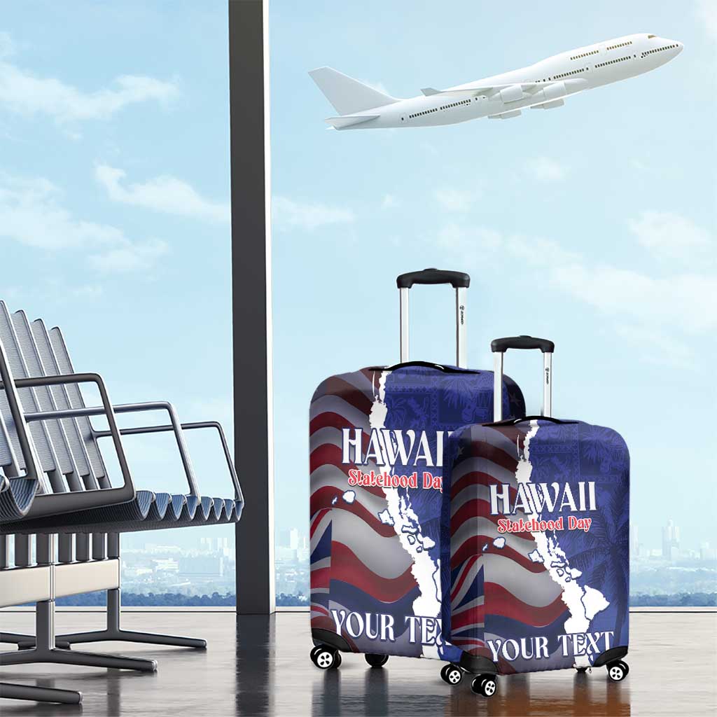Personalized Hawaii Statehood Day Luggage Cover 66th Anniversary - Wonder Print Shop