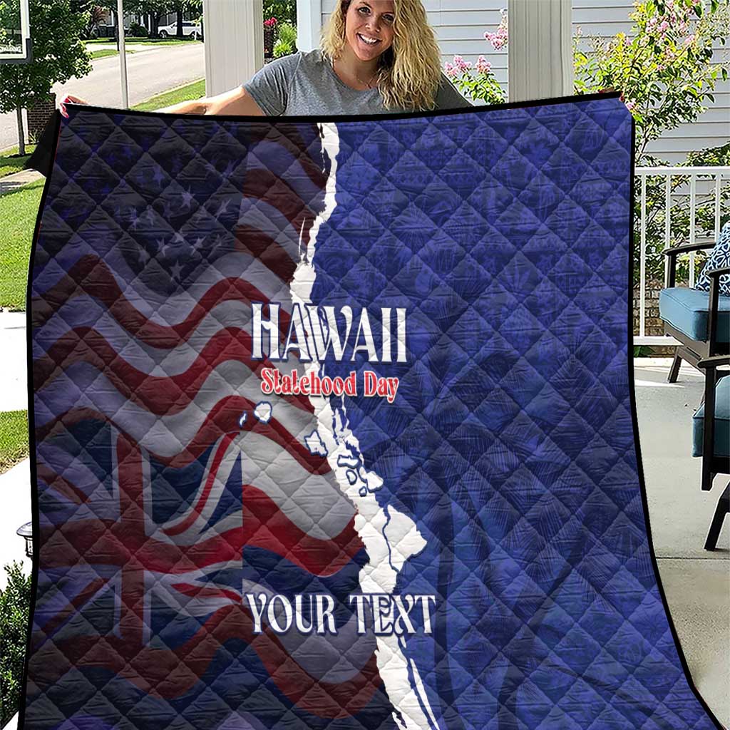 Personalized Hawaii Statehood Day Quilt 66th Anniversary - Wonder Print Shop