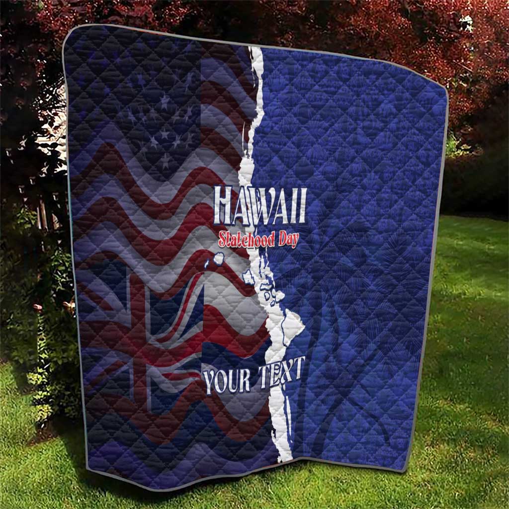 Personalized Hawaii Statehood Day Quilt 66th Anniversary - Wonder Print Shop