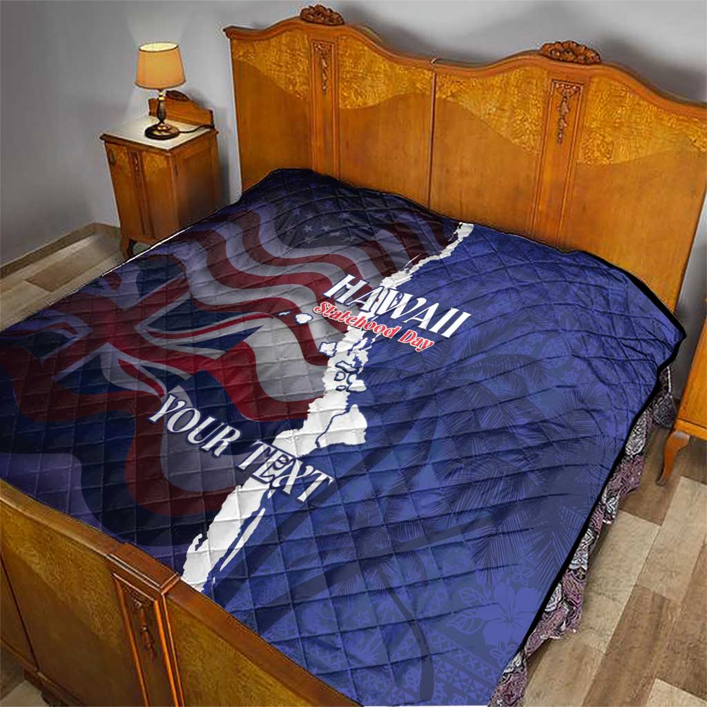 Personalized Hawaii Statehood Day Quilt 66th Anniversary - Wonder Print Shop