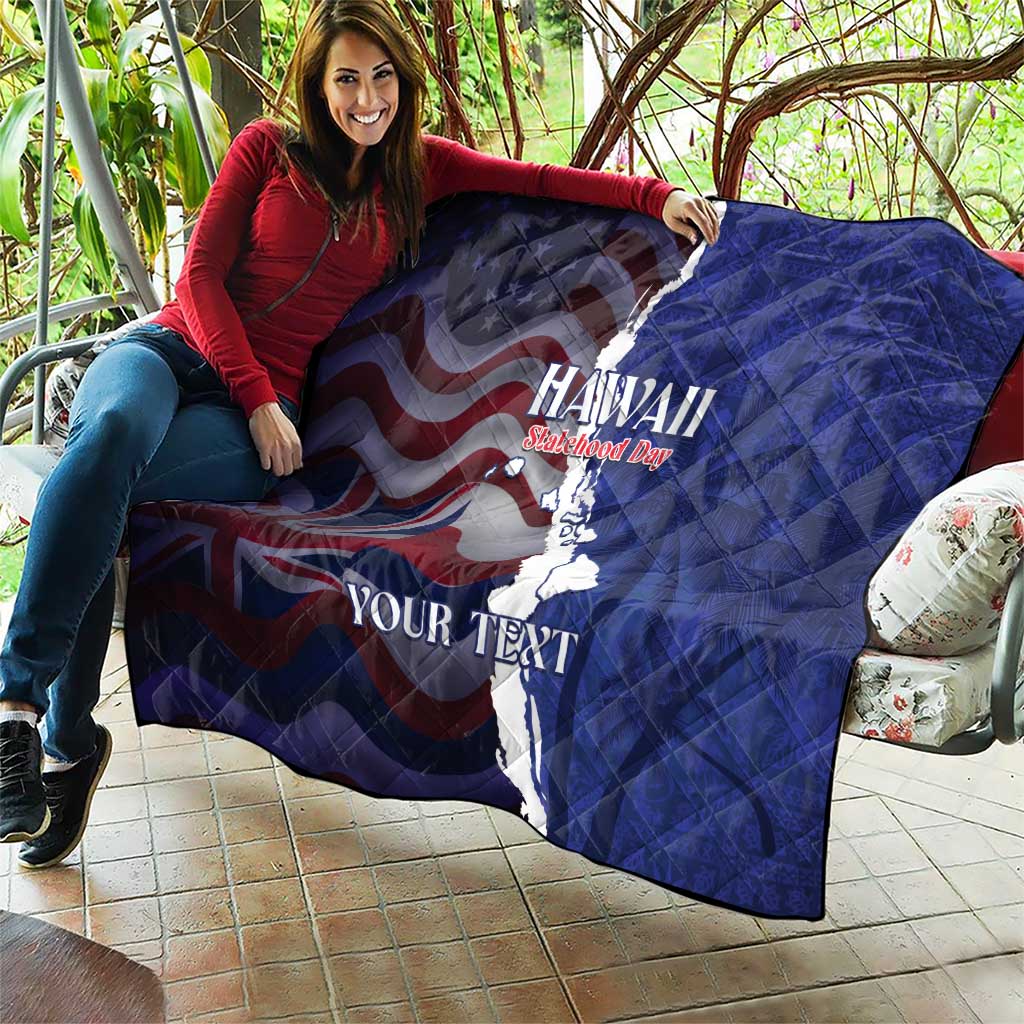 Personalized Hawaii Statehood Day Quilt 66th Anniversary - Wonder Print Shop