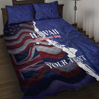 Personalized Hawaii Statehood Day Quilt Bed Set 66th Anniversary - Wonder Print Shop