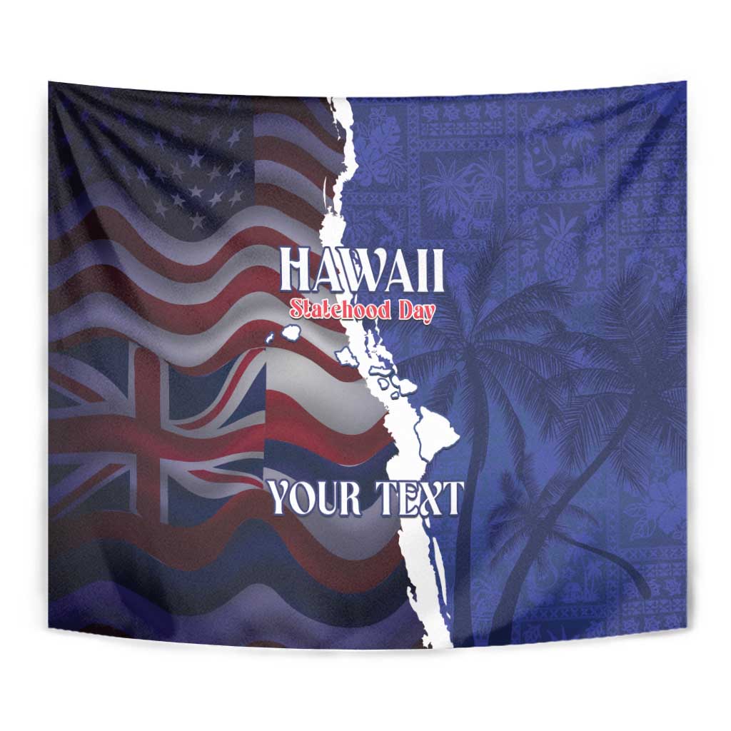 Personalized Hawaii Statehood Day Tapestry 66th Anniversary - Wonder Print Shop