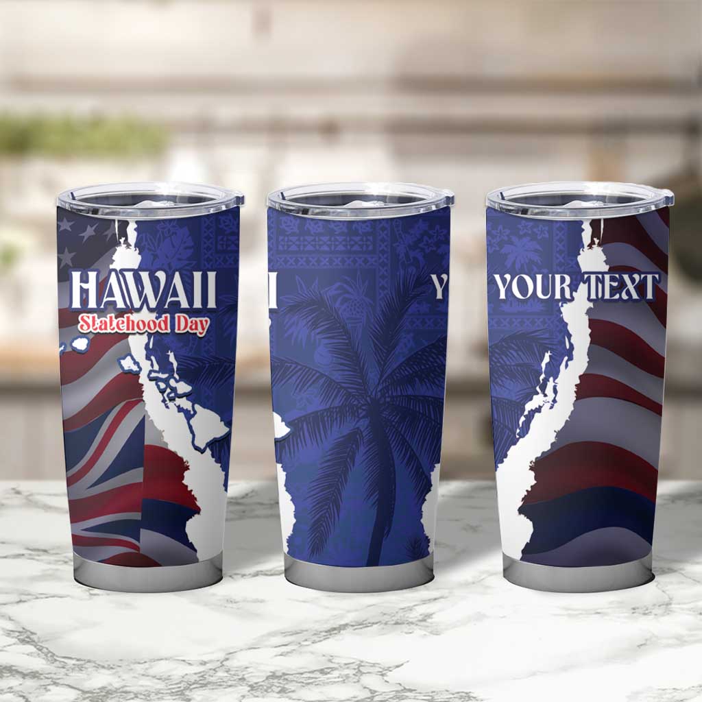 Personalized Hawaii Statehood Day Tumbler Cup 66th Anniversary - Wonder Print Shop