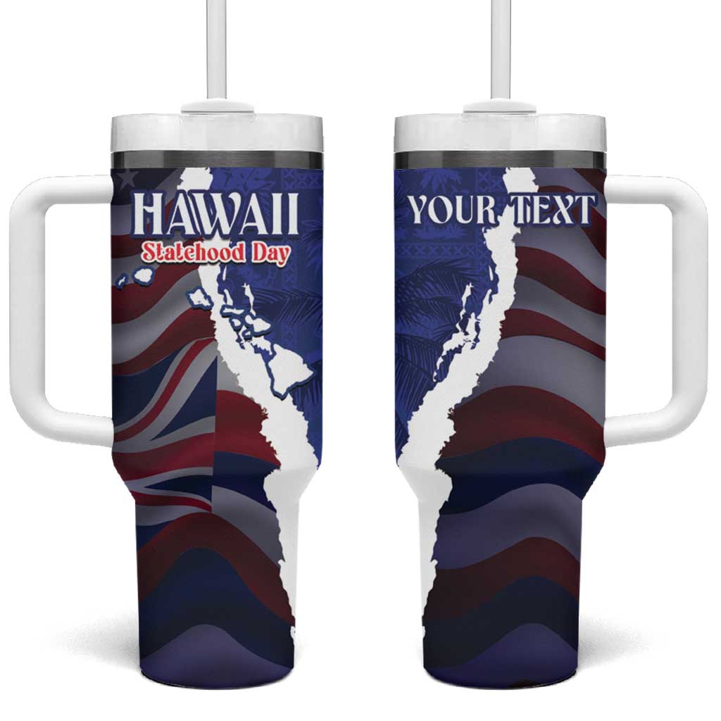 Personalized Hawaii Statehood Day Tumbler With Handle 66th Anniversary - Wonder Print Shop