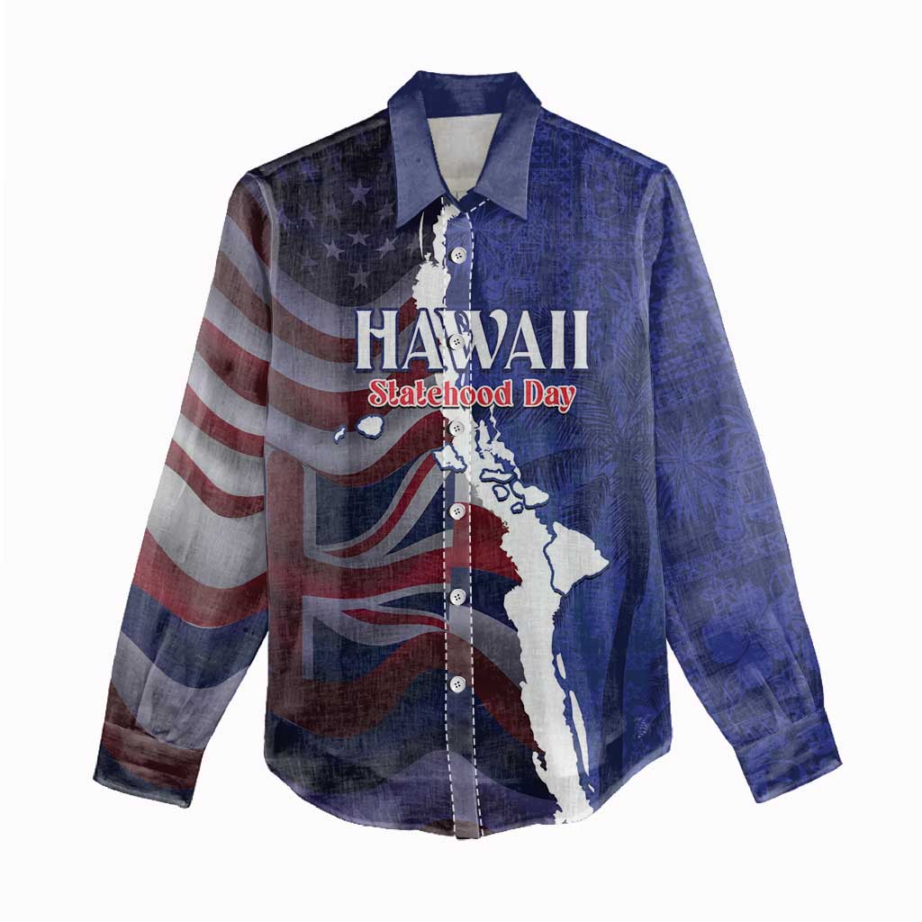 Personalized Hawaii Statehood Day Women Casual Shirt 66th Anniversary - Wonder Print Shop
