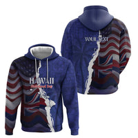 Personalized Hawaii Statehood Day Zip Hoodie 66th Anniversary - Wonder Print Shop