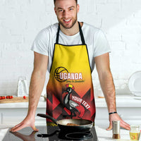 Uganda Basketball Custom Apron Come On Silverbacks African Pattern - Wonder Print Shop
