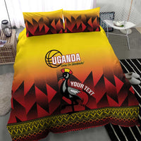 Uganda Basketball Custom Bedding Set Come On Silverbacks African Pattern - Wonder Print Shop