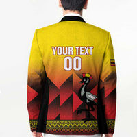 Uganda Basketball Custom Blazer Come On Silverbacks African Pattern - Wonder Print Shop