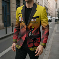 Uganda Basketball Custom Blazer Come On Silverbacks African Pattern - Wonder Print Shop