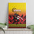 Uganda Basketball Custom Canvas Wall Art Come On Silverbacks African Pattern - Wonder Print Shop