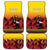Uganda Basketball Custom Car Mats Come On Silverbacks African Pattern - Wonder Print Shop