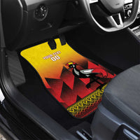 Uganda Basketball Custom Car Mats Come On Silverbacks African Pattern - Wonder Print Shop