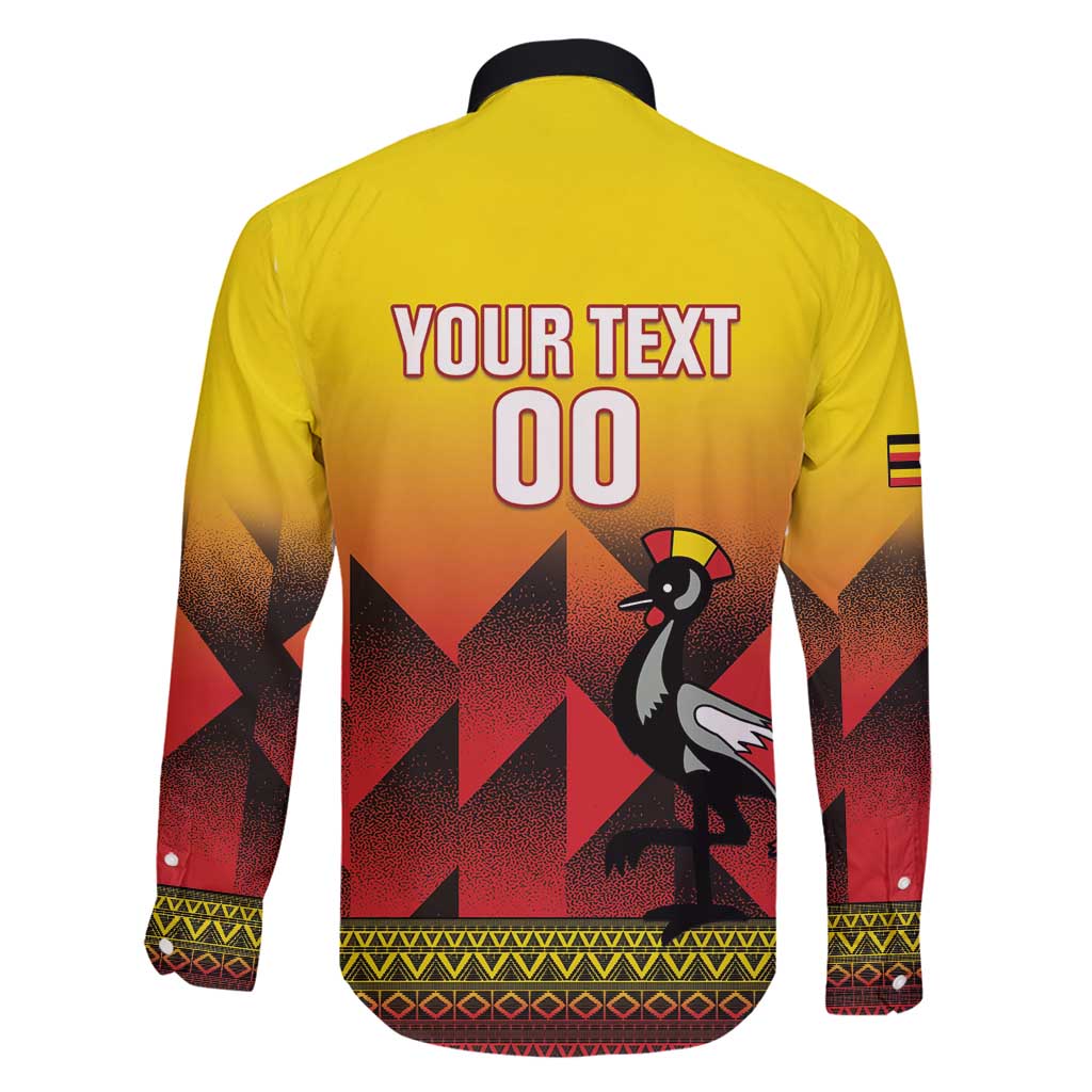 Uganda Basketball Custom Family Matching Off Shoulder Maxi Dress and Hawaiian Shirt Come On Silverbacks African Pattern - Wonder Print Shop