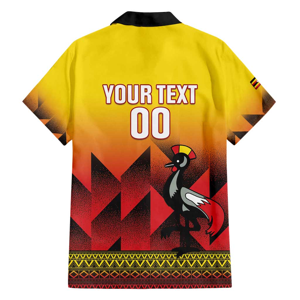 Uganda Basketball Custom Family Matching Tank Maxi Dress and Hawaiian Shirt Come On Silverbacks African Pattern - Wonder Print Shop