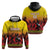 Uganda Basketball Custom Hoodie Come On Silverbacks African Pattern - Wonder Print Shop