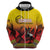 Uganda Basketball Custom Hoodie Come On Silverbacks African Pattern - Wonder Print Shop